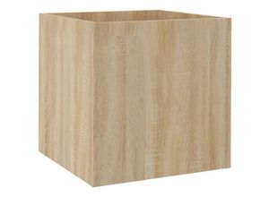 8720286643921 - Bonnevie - Pflanzgefäß Sonoma-Eiche 40x40x40 cm Holzwerkstoff vidaXL861543