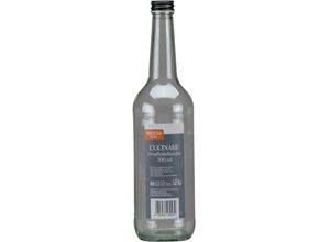 4055938469470 - Gradhalsflasche Cucinare 700 ml rund Verschraubung schwarz