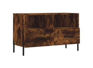 8720845426545 - Bonnevie - TV-SchrankTV-Möbel Räuchereiche 80x36x50 cm Holzwerkstoff vidaXL