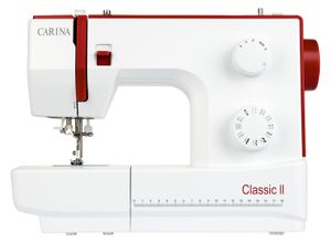 7640105924714 - CARINA Freiarm-Nähmaschine Classic II - Für echte Modeikonen Nähmaschinen rot (rot weiß) Freiarm-Nähmaschinen