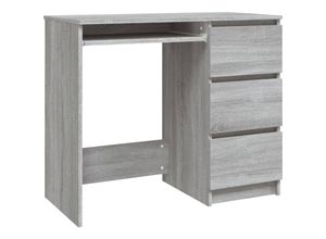 8720286976807 - Bonnevie - ComputertischSchreibtisch Grau Sonoma 90x45x76 cm Holzwerkstoff vidaXL