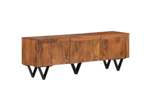 8719883822815 - Bonnevie - TV-SchrankTV-Möbel 140x30x46 cm Massivholz Mango vidaXL