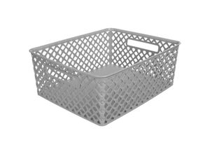 3560239306351 - Five - Plastikkorb 11l folk grau - 5 3560239306351 - Five - Plastikkorb 11l folk grau - 5