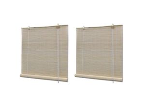 8719883759678 - Vidaxl - Bambusrollos Natur 2 Stk 120x160 cm Beige