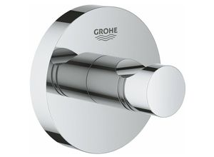 4005176326332 - Handtuchhaken GROHE Essentials Haken Gr L 45 cm grau (chromfarben) Handtuchhaken und Handtuchklemmen geeignet zum bohren oder kleben