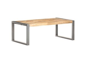 8720286104521 - Bonnevie - Couchtische Kaffeetisch 110x60x40 cm Raues Mangoholz vidaXL