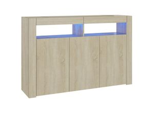 8720286217504 - vidaXL - Anrichte - mit - LED - Beleuchtung - 1155x30x75 - cm - sonoma - Farbe Eiche