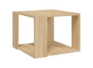 8720286542354 - Bonnevie - Couchtische Kaffeetisch Sonoma-Eiche 40x40x30 cm Holzwerkstoff vidaXL