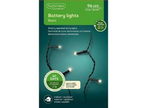 8717427598578 - LED Lichterkette mit Batteriekasten für den Außenbereich und Timer 96 Birnchen