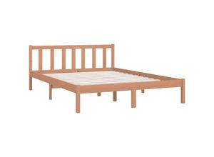 8720286671672 - MassivholzbettSchlafzimmerbettDoppelbett Honigbraun Kiefer 150x200 cm vidaXL