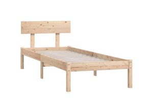 8720286762738 - Bonnevie - MassivholzbettSchlafzimmerbett Kiefer 90x190 cm vidaXL