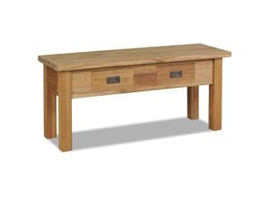 8718475558651 - Bonnevie - Flurbank Teak Massiv 90 x 30 x 40 cm vidaXL144999