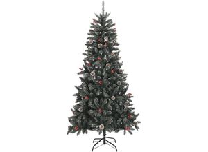 8720287110231 - Vidaxl - Künstlicher WeihnachtsbaumKunstbaum mit Ständer Grün 210 cm pvc