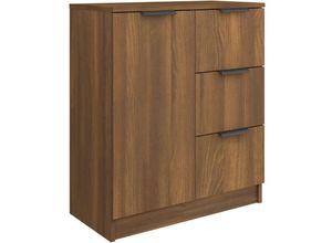 8720286967881 - Bonnevie - SideboardKommode Braun Eichen-Optik 60x30x70 cm Holzwerkstoff vidaXL