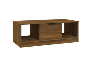 8720286968277 - Couchtische Kaffeetisch Braun Eichen-Optik 102x50x36 cm Holzwerkstoff vidaXL