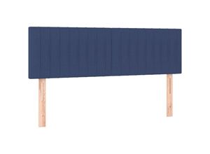 8720287150923 - Bonnevie - Kopfteile 2 Stk Blau 72x5x78 88 cm Stoff vidaXL92455