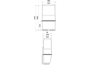 8012823104355 - Dämmerungsschalter 1 St 104182300000 Betriebsspannung230 V AC Empfindlichkeit Licht 1 - 80 lx 1 Schließer