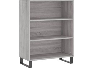 8720845866778 - Bonnevie - Regalschrank Grau Sonoma 695x325x90 cm Holzwerkstoff vidaXL923740