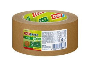 4042448123671 - Packband Tesapack Paper ecoLogo 57180-00000 50mm x 50m Papier handabreißbar braun 4042448123671 50 Meter