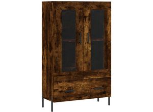 8720845425906 - Bonnevie - HighboardKommode Räuchereiche 695x31x115 cm Holzwerkstoff vidaXL