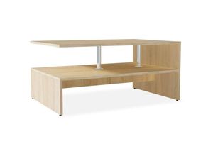 8718475583608 - Couchtische Kaffeetisch Holzwerkstoff 90x59x42 cm Eiche vidaXL