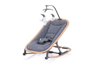 3800931053758 - Babywippe Velvet faltbar Spielbogen Holzoptik Sicherheitsgurt bis 9 kg grau 3800931053758 - Babywippe Velvet faltbar Spielbogen Holzoptik Sicherheitsgurt bis 9 kg grau
