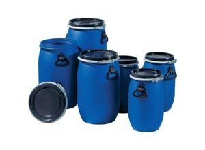 4023122110095 - Kunststoff-Weithalsfass 60 Liter blau lebensmittelecht mit UN-Kennzeichnung - 824410 - Graf