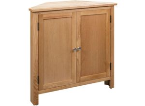 8718475625896 - Eckschrank 80 x 335 x 78 cm Massivholz Eiche vidaXL - Braun