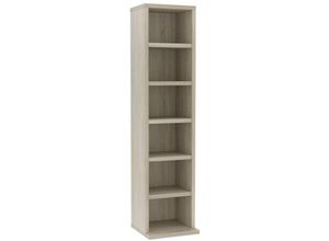 8719883675152 - CD-Schrank Sonoma-Eiche 21x20x88 cm Holzwerkstoff vidaXL - Braun