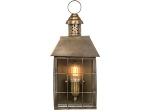 5024005507406 - Elstead - Lighting hyde-park-br Wandleuchte Hyde Park 1xE27 100W Messing Glas H465cm B21cm IP44 dimmbar