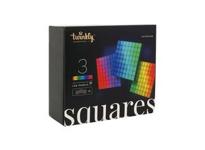 8056326679064 - Squares Extensions – App-gesteuerte LED-Panels mit 64 rgb (16 Millionen Farben) Pixeln Schwarz 3 Erweiterungsplättchen Kompatibel Squares Starter