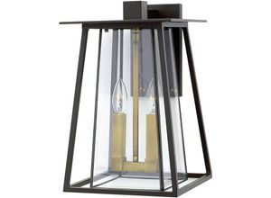 5024005291916 - Elstead - Hinkley HK-WALKER2-L Wandleuchte Walker 2xE14 60W Aluminium Kastanie Bronze H381cm B236cm IP44 dimmbar