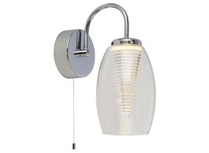 5053423174518 - Searchlight Lighting - Searchlight Cyclone 1 Light Wandleuchte Klarglas 3000K