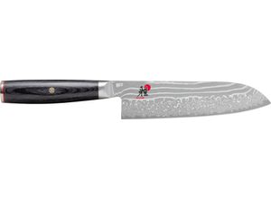 4009839376931 - Santokumesser ZWILLING Miyabi 5000FCD Santoku Kochmesser Gr Gesamtlänge 322 cm Klingenlänge 18 cm schwarz Kochmesser Klingenlänge 18 cm FRIODUR eisgehärtete Klinge