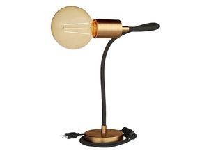 8050997129774 - Table Flex gelenkige Tischleuchte mit diffusem Licht | Ohne Glühbirne - Bronze satiniert - Ohne Glühbirne