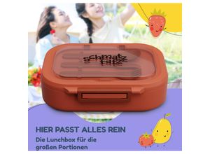 4060656523588 - Schmatzfatz Lunchbox Unterteilte Brotdose für Erwachsene & Kinder Lunchbox mit Fächern Bento-Box für Schule & Kita BPA-Freie Schuldose 4060656523588 - Schmatzfatz Lunchbox Unterteilte Brotdose für Erwachsene & Kinder Lunchbox mit Fächern Bento-Box für Schule & Kita BPA-Freie Schuldose