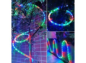 0726505393354 - Wolketon - vingo led Lichtschlauch Innen AußenWasserfest LichterschläuchePartylicht Dekobeleuchtung Weihnachten10m bunt - bunt