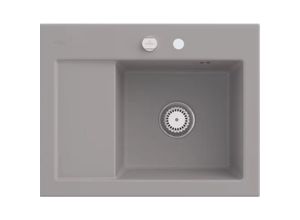 4051202553777 - Villeroy&Boch Spülbecken Küchenspüle Subway 45 Compact Fossil 650x510mm Unteschrankbreite 45cm