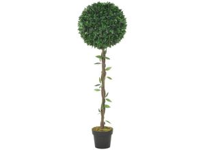 8719883553603 - Bonnevie - Künstliche Pflanze Lorbeerbaum mit Topf Grün 130 cm vidaXL927016