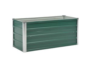 8718475709084 - Bonnevie - Garten-Hochbeet Verzinkter Stahl 100x40x45 cm Grün vidaXL926507