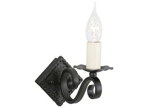 5024005214502 - Lighting RY1A-BLACK Wandleuchte Rectory 1xE14 60W Schmiedeeisen schwarz H11cm B11cm dimmbar - Elstead 5024005214502 - Lighting RY1A-BLACK Wandleuchte Rectory 1xE14 60W Schmiedeeisen schwarz H11cm B11cm dimmbar - Elstead