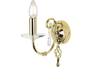 5024005509400 - Lighting AG1-POL-BRASS Wandleuchte Aegean 1xE14 60W Stahl Messing poliert H22cm B10cm dimmbar - Elstead 5024005509400 - Lighting AG1-POL-BRASS Wandleuchte Aegean 1xE14 60W Stahl Messing poliert H22cm B10cm dimmbar - Elstead