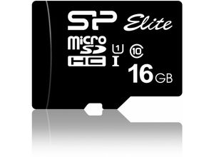 4712702628173 - SILICON POWER Elite - Flash-Speicherkarte (microSDHC SD-Adapter inbegriffen) - 16 GB - Class 10 - microSDHC UHS-I