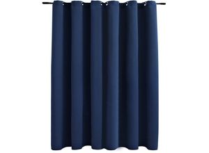 8719883720289 - Verdunkelungsvorhang mit Metallösen Blau 290 x 245 cm vidaXL - Blau