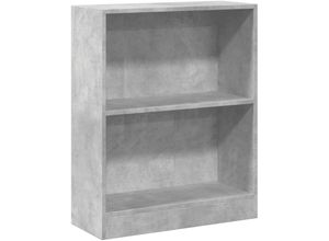 8719883787633 - Bonnevie - BücherregalStandregal Betongrau 60x24x745 cm Holzwerkstoff vidaXL