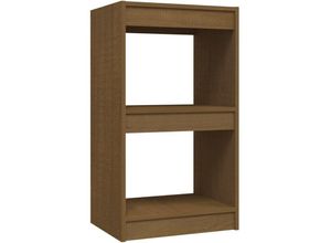 8720286608364 - Bücherregal，Standregal Honigbraun 40x30x715 cm Massivholz Kiefer vidaXL