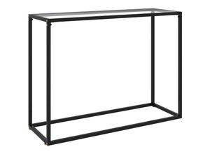 8720286057391 - Bonnevie - KonsolentischFlurtisch Transparent 100x35x75 cm Hartglas vidaXL