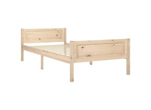 8720286364079 - Bonnevie - MassivholzbettSchlafzimmerbett Kiefer 90x200 cm vidaXL