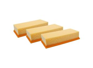 4251407759688 - vhbw 3x Flachfaltenfilter Filter Ersatz für 6904-2830 Kärcher Nass- Trockensauger NT 65 2 Ap NT 65 2 Eco NT 65 2 Eco Tc NT 72 2 Eco Tc NT 75 2