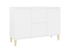 8720286359129 - Bonnevie - SideboardKommode Weiß 1035x35x70 cm Holzwerkstoff vidaXL